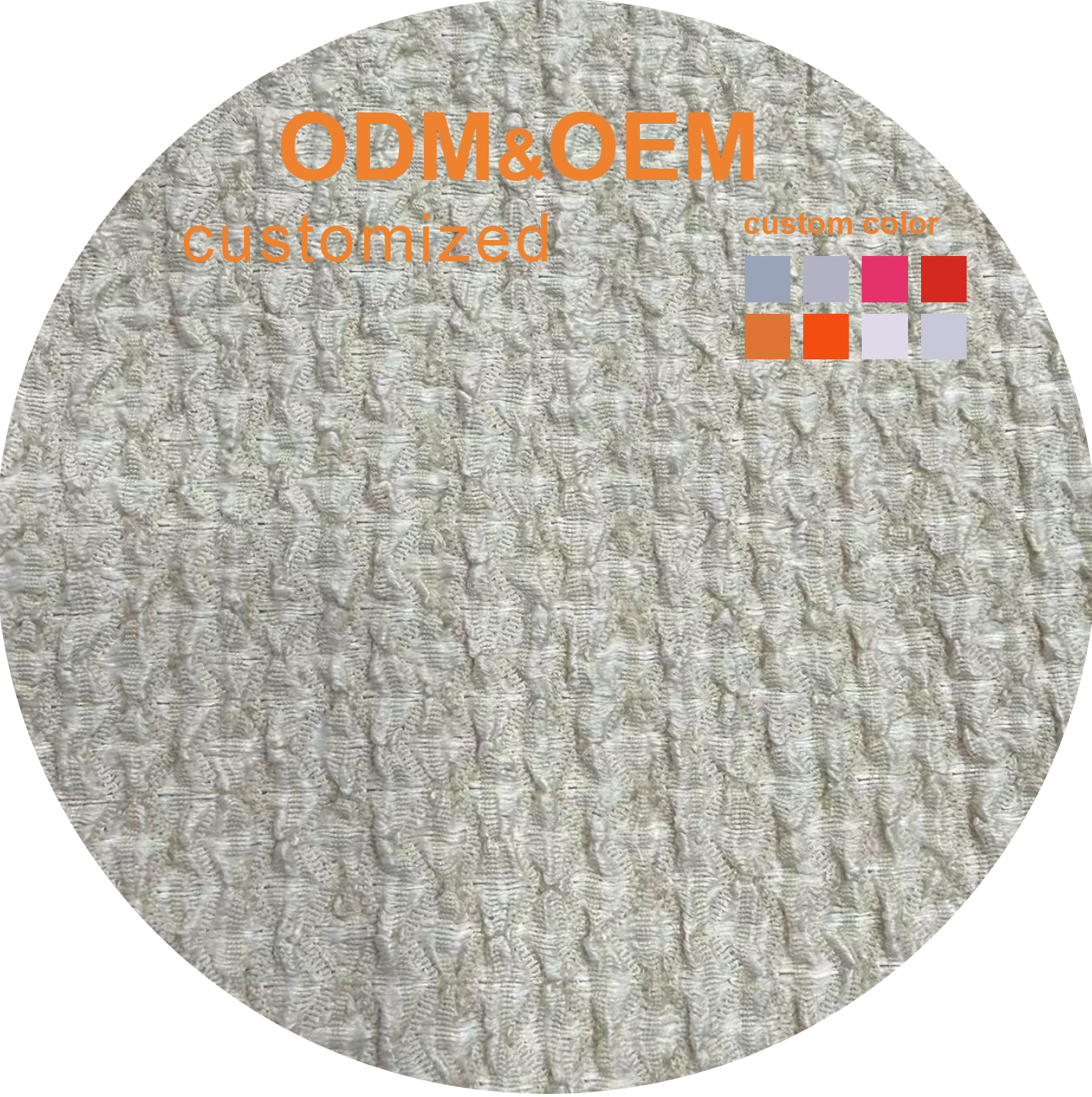 3D Texture Eco-Friendly Anti-Static 99% Polyester 1% Spandex Lightweight Knitted Modern Crepe Fabric for Apparel & Home Textiles