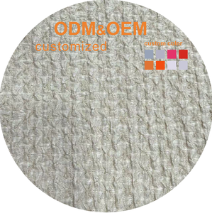 Tissu en crêpe moderne tricoté léger, écologique, antistatique, 99% polyester, 1% élasthanne, texture 3D, pour vêtements et textiles de maison - Product Image 1