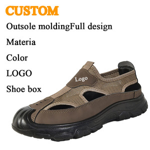 Sandales d'été respirantes pour hommes chaussures polyvalentes semelles souples chaussures <span class=keywords><strong>Shox</strong></span> d'extérieur chaussures de sport en maille perforée à la mode - Product Image 3
