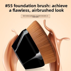 Brocha de Maquillaje Mágica para Base, Brocha para Polvo Suelto, No Absorbente, de Fibra Artificial, Mango de Plástico, Grande, para <span class=keywords><strong>Corrector</strong></span> - Product Image 5