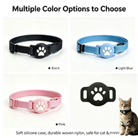 Traceur GPS intelligent pour animaux de compagnie, étanche, anti-perte, localisateur en plastique pour chiens et chats, dispositif de suivi en temps réel, batterie 12 mois