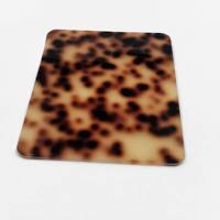 Edle Schildpatt-Leopardenmuster Acrylplatte Dekorative Plexiglasplatte für Möbel Hotel Ausstellung Geschenkbox Handwerk