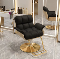 Kursi Salon Luar Ruangan Logam Mewah Baru, Kursi Barber Rebah, Kursi Tata Rambut, Perlengkapan Salon yang Dapat Disesuaikan