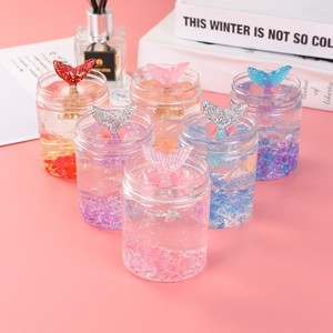 CHENXI New Mermaid <b>Clear</b> <b>Jelly</b> Slime Kit Safe Non-toxic Clay Silicone 6 Colors Surprise Colorful Pearl Educational DIY Sensory - Product Image 2