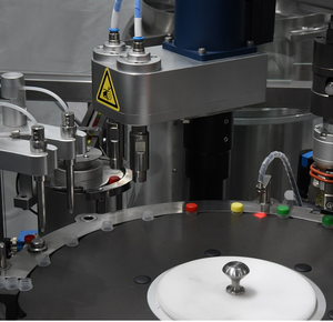 Máquina de Enchimento e Tampagem para Soluções de Bioquímica e Cultura Celular, 40-80 BPM, 1-5ml, Motor em Aço Inoxidável com Vidro - Product Image 2