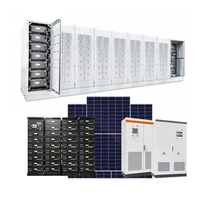 2MWh LiFePO4电池1MW PCS BESS太阳能容器储能系统20英尺40ft容器ESS储能系统