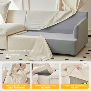 Divano Sezionale Imbottito con Seduta Profonda - Imbottitura in Spugna ad Alta Resilienza e Piuma d'Oca, <span class=keywords><strong>Design</strong></span> Lavabile - Product Image 5