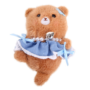 Pendentif Peluche Panda Rouge 13cm, Rembourré Coton PP, Cadeau de Fête, Unisexe, Porte-clés pour Sac, Matière Polyester, 14 ans et plus - Product Image 5