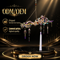 Model Logam 3D DIY Bayangan Bunga Rubah Sembilan Ekor Grosir Kustom Mainan STEM Hadiah Dekorasi Pabrik Langsung OEM CE EN71