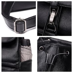 Sac à dos en cuir PU noir de luxe personnalisé pour femme, style mode et mignon, vente en gros - Product Image 3