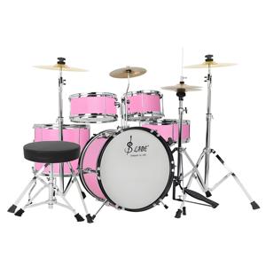 Slade nhà máy OEM ODM bán buôn trẻ em chuyên nghiệp cụ gõ trẻ em trống Bộ 5 Trống 4 Cymbals trống Kit - Product Image 2