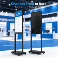 Affichage publicitaire numérique LCD double face Android sans écran tactile de 55 pouces pour centre commercial et magasin de détail