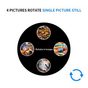 वाटरप्रूफ फ्री डिजाइन रिमोट कंट्रोल गोबो प्रोजेक्टर 4 लोगो स्विचिंग प्रोड्यूसर 100w - Product Image 3