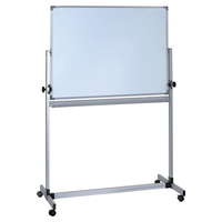Tableau blanc mobile mobile de support magnétique de portabilité de double côté de bureau