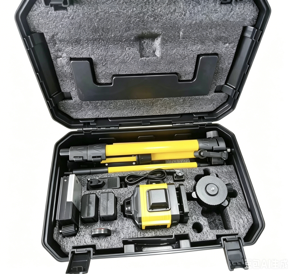 Máy Cân Bằng Laser 4D 16 Đường Độ Chính Xác Cao Với Tia Sáng Rõ Và Chân Đứng Để Căn Chỉnh Tường Và Sàn