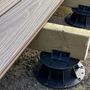 Piedistallo in plastica regolabile in altezza <span class=keywords><strong>per</strong></span> piastrelle in PVC pavimento <span class=keywords><strong>autolivellante</strong></span> in ceramica supporta lo stile di Design moderno <span class=keywords><strong>per</strong></span> Decking esterno - Product Image 5