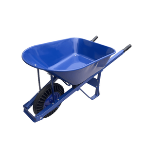 Chariot à roue unique avec poignée <span class=keywords><strong>en</strong></span> <span class=keywords><strong>bois</strong></span>, chariot à roue robuste pour travaux de construction - Product Image 5