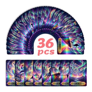 36 Cartas de Oráculo del Cielo Estrellado Místico, Guía Espiritual, Cartas de Oración Personalizables, Sabiduría de Alta Dimensión, Sanación, Papel Impreso a Color - Product Image 6