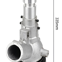 Pistolet de sablage en alliage métallique Born Machinery, hauteur totale 335 mm, entrée latérale pour l'élimination de la rouille