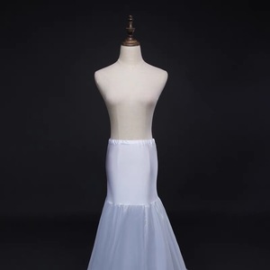 QUEENSGOWN Hotsale Stock Robe Sirène <span class=keywords><strong>Jupon</strong></span> 2 Cerceaux Blanc Avec Os <span class=keywords><strong>Sous</strong></span>-Vêtements pour Femmes Robe Sirène - Product Image 2
