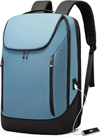 Sac à dos pour homme de grande capacité, sac à dos d'affaires, sac d'école, sac à dos imperméable pour ordinateur portable avec chargeur portable