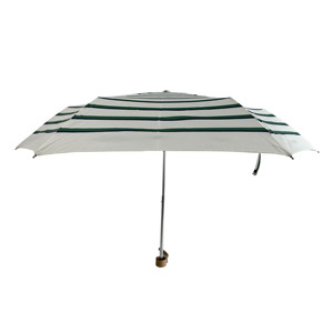 Parapluie de voyage manuel moderne ultra-léger à trois plis à 6 baleines, protection solaire pour le soleil et la pluie - Product Image 1