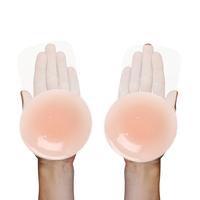 XR021 Push up Breast Invisible Matte Opaque Lavable Silicone Couvre-mamelons pour Femmes Grande Taille