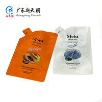 Pochette de recharge recyclable pour produits de soin avec bec verseur pour emballage de savon liquide 100ml 250ml 500ml