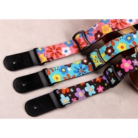 Ungu Tali dengan Desain Berwarna Pola Ukulele Aksesoris