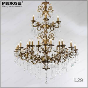 MEEROSEE Grand Lustre En Cristal Éclairage Hôtel <span class=keywords><strong>Suspension</strong></span> <span class=keywords><strong>Suspension</strong></span> Lamparas <span class=keywords><strong>Suspension</strong></span> Lampe Pour Salle À Manger Grand MD3134 - Product Image 1