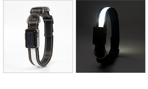 <span class=keywords><strong>Collar</strong></span> de nailon <span class=keywords><strong>led</strong></span> para mascotas, ahorro de energía, multicolor, carga solar por usb, fabricante al por mayor - Product Image 5