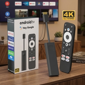 ขายดี Dcolor GD1 GTV TV Stick Android 14 Amlogic S905Y4 Quad Core 2GB 16GB 4K UHD Dual <span class=keywords><strong>WiFi</strong></span> สมาร์ทสตรีมมิ่งทีวีดองเกิล - Product Image 1