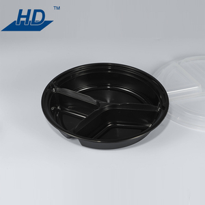 Pp <span class=keywords><strong>container</strong></span> lưu trữ thực phẩm Vòng 1/2/3 ngăn bữa ăn chuẩn bị nhựa microwavable hộp đựng thức ăn - Product Image 3