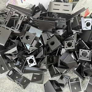 Tùy chỉnh điện di màu đen khung hỗ trợ cường độ cao, lắp đặt thiết bị hạng nặng, lắp đặt linh kiện xe - Product Image 1