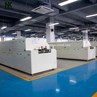 Máquina SMT Económica, Horno de Reflujo de Nitrógeno sin Plomo de 8/10/12 Zonas, Máquina de Soldadura por Reflujo de PCB para Línea de Ensamblaje de PCB SMT