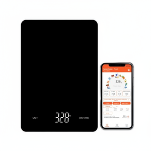 Báscula de Cocina Digital Vimt, Rectangular, Bluetooth, Inteligente, con Retroiluminación, Funciona con Batería, Diseño Minimalista - Product Image 1