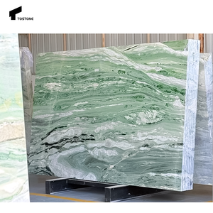 Tostone khí quyển thanh lịch tự nhiên đánh bóng victoria màu xanh lá cây phiến đá cẩm thạch cho đảo bàn trang trí nội thất - Product Image 3