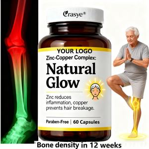 Oem/Odm Aanpasbare Zink-Kopercapsules Met 50Mg Zink, 2Mg Kopersupplement Voor De Gezondheid Van De Huid En Het Haarhart Voor Volwassenen - Product Image 6