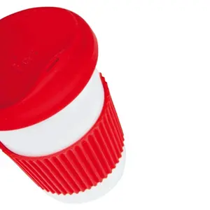 Taza de 320 ml con tapa, merchandising personalizado - Product Image 2