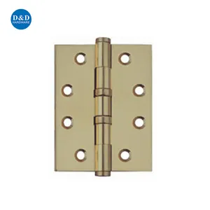 Removable Pin Mortise Hardware Hinge Solid Brass Double Ball Bearing Simple Door Hinge