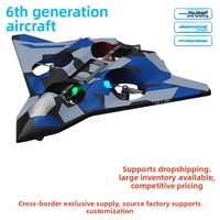 Drone de combat télécommandé pour enfants, modèle métallique rechargeable et résistant aux chutes, quadrirotor, bleu, pour tous les âges