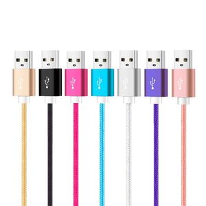 Cable de Carga Rápida Original de 1 m con Trenzado de Nailon USB 2.0 a Macho a Micro USB-C para Teléfonos Móviles - Product Image 2