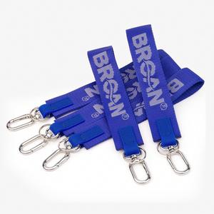 Name Brand Durable Nylon Key Holder pink hang Rope <b>Wrist</b> <b>Strap</b> Custom Keychain Lanyard - Product Image 4