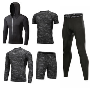 Ropa De Gimnasia ชุดวอร์มออกกำลังกายของผู้ชาย,ชุดวอร์มเล่นโยคะฟิตเนสแห้งเร็วเสื้อผ้าวิ่งตามสั่ง - Product Image 2