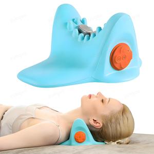 Dispositivo de Tracción Cervical Ortopédico 0728, Almohada Masajeadora de Cuello Inalámbrica con Calor para Auto y Hogar - Product Image 3