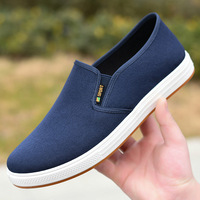 Sepatu kanvas pria RO model low-top, sepatu olahraga anti selip