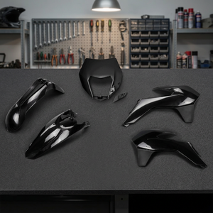 Kit in Plastica Nera con Supporto per Faro per Moto KTM EXC 300 2014-2016 Accessori - Product Image 2