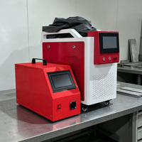 Soudeuse laser à refroidissement par air 1500W, équipement laser à fibre portatif pour la fabrication des métaux