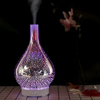 2024 vente chaude ultrasons 3D OEM diffuseur d'arôme en gros aromathérapie machine de parfum électronique humidificateur en verre