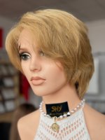 Nouvelle conception 2027 SHY Medical : Perruques en cheveux naturels, taille de bonnet personnalisée, ligne de cheveux naturelle, remplacement capillaire pour femmes, marque privée